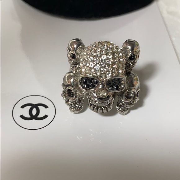 🖤Skull 💕silver ring - Picture 2 of 10